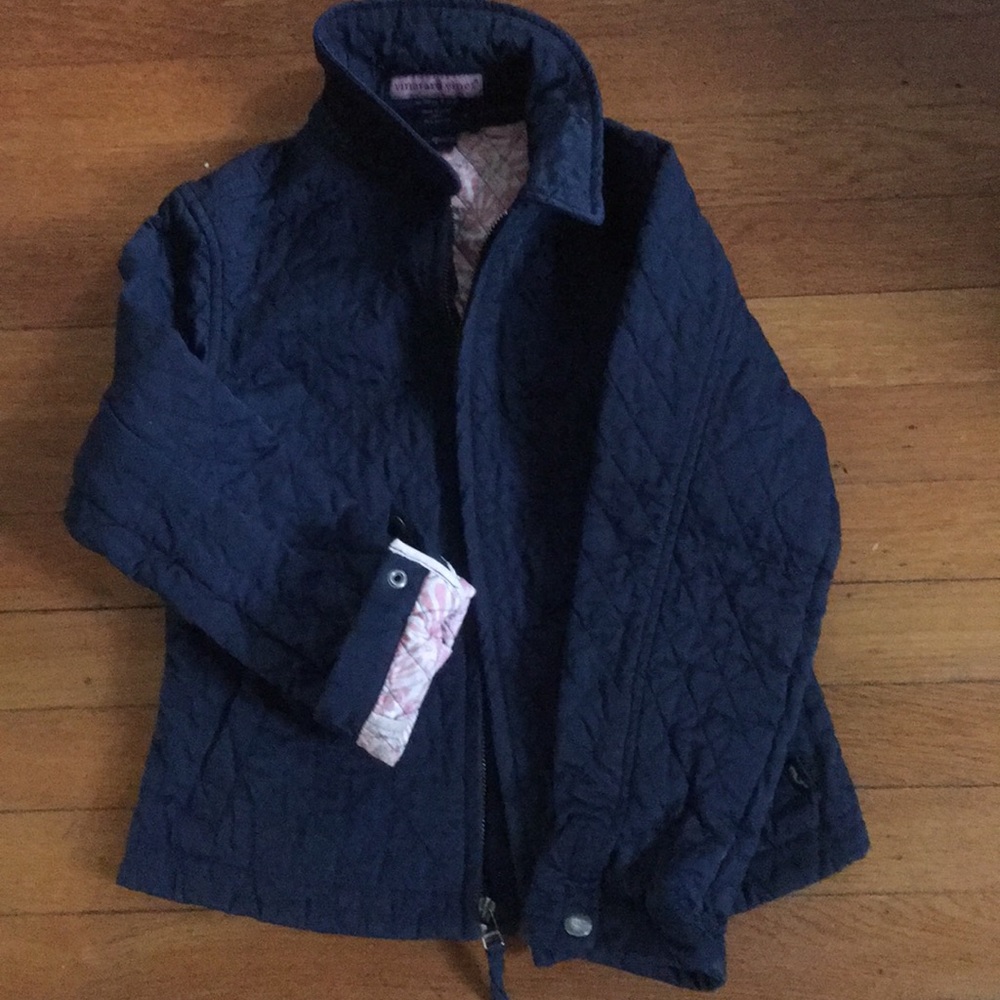 Mint condition Vineyard Vines girls quilted jacket